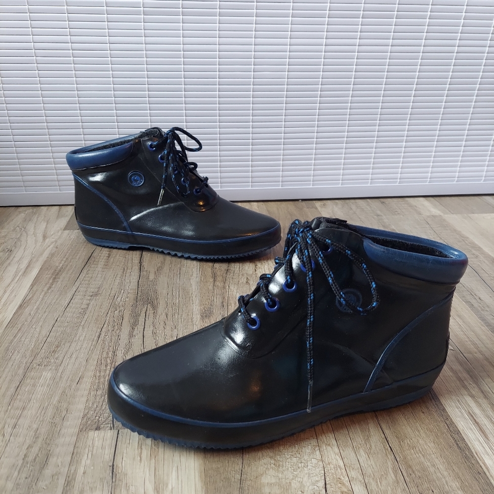 Vintage Sporto Thermolite Rubber Rain Snow Ankle Boot Size 10